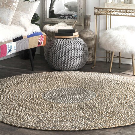 Nuloom Draya Casual Braided Jute Area Rug 8ft TADC01B-R808
